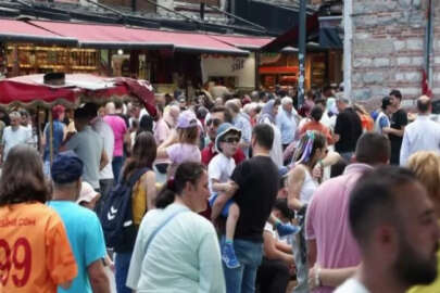 Eminönü’nde bayram yoğunluğu