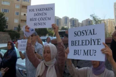 Maltepe’de ’Depreme dayanıksız’ sitenin sakinlerinden protesto