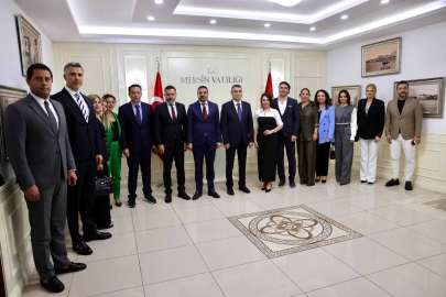 TÜMGİŞ heyetineden Mersin'e ziyaret