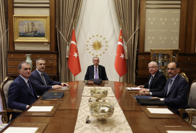 Cumhurbaşkanı Erdoğan başkanlığında 'güvenlik' toplantısı