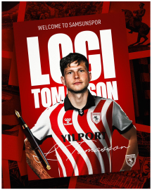Samsunspor, Logi Tomasson ile 4 1 yıllık anlaşma sağladı