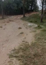 Kırşehir'de sağanak sele neden oldu; tarım arazileri zarar gördü