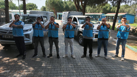 Tüf tüflü ‘kurban yakalama timi’ kaçan kurbanlıklara geçit vermeyecek