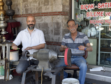 Bıçakçılarda bayram tarifesi; bileme 50 lira