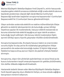 Bakan Tunç: Ferdi Zeyrek'in elektrik akımına kapıldığı olayda teknik arızalar tespit edildi