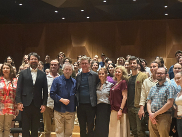 İstanbul-Rus koreograf Boris Eifman, sanatçılar ve konservatuvar öğrencileriyle bir araya geldi