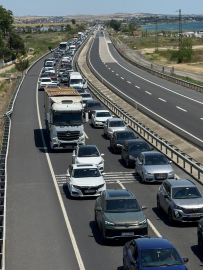 İstanbul-Tekirdağ kara yolunda 81 ekip, 455 polis görev yapmaya başladı (2)