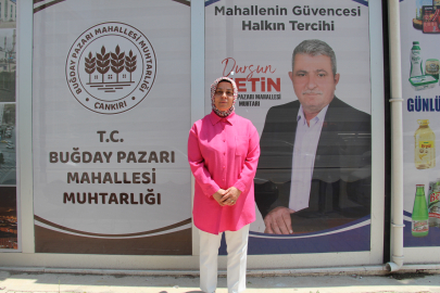 Yaşamını yitiren eşinin yerine muhtar seçildi