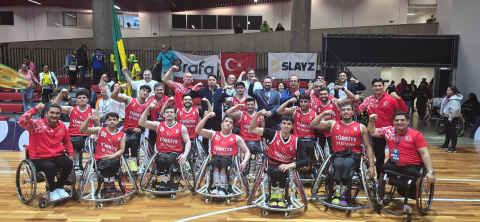 U23 Tekerlekli Sandalye Basketbol Milli Takımı, çeyrek finale yükseldi