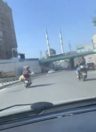 İstanbul-Başakşehir'de kaçan kurbanlık sahibini peşinden koşturdu