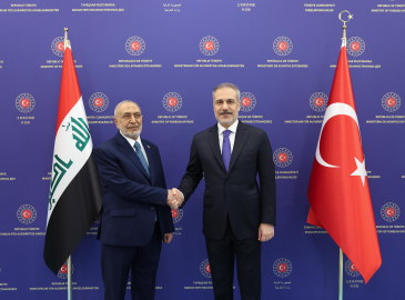Bakan Fidan, Irak Temsilciler Meclisi Başkanı Meşhedani ile görüştü