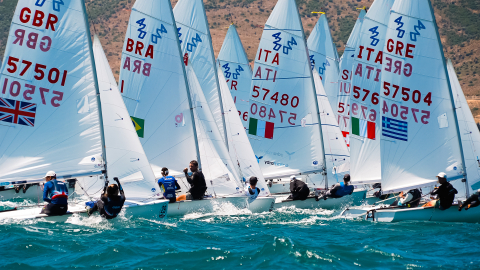 420 Dünya Şampiyonası'nda ilk gün yarışları tamamlandı