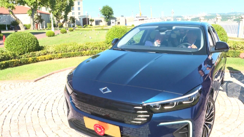 İstanbul - Cumhurbaşkanı Erdoğan, Togg’un yeni modeli T10F’yi test etti