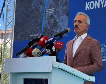 Konya - Bakan Uraloğlu: Seydişehir-Bozkır yoluyla yıllık 175 milyon lira tasarruf edeceğiz (2) /Video eklendi