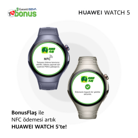 Garanti BBVA ve Huawei, akıllı saatlerde temassız ödeme için iş birliği yaptı