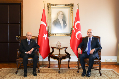 TBMM Başkanı Kurtulmuş, Bahçeli'yi ziyaret etti