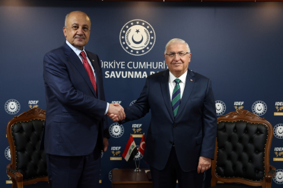 İstanbul- Bakan Güler, Irak Savunma Bakanı Sabit Muhammed Said El-Abbasi ile görüştü