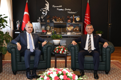 TBMM Başkanı Kurtulmuş, Özel'i ziyaret etti (2)