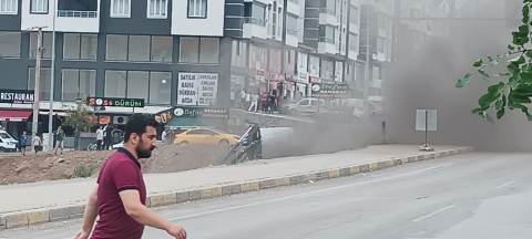 Bitlis’te doğal gaz hattında patlama /Video eklendi