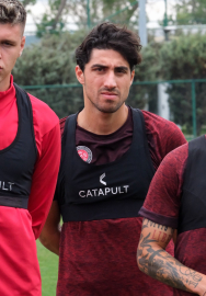 Berkay Özcan, Fatih Karagümrük'te ilk antrenmanına çıktı