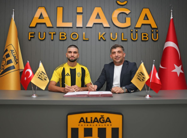 Aliağa FK'da Furkan'dan profesyonel imza