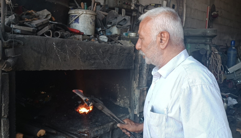 Ocak başında 47 yıldır demir dövüyor