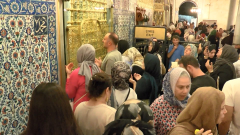 İstanbul - Mevlid Kandili Eyüpsultan Camii'nde idrak edildi