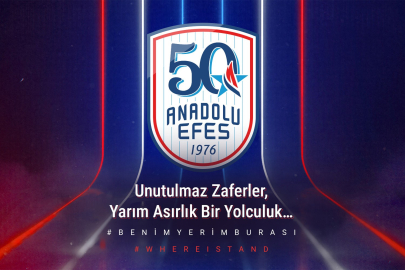 Anadolu Efes Spor Kulübü, 50'nci sezonuna 50'nci yıl logosu ile başlıyor