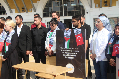Gazzeli çocuklar, boş sıralarda anıldı
