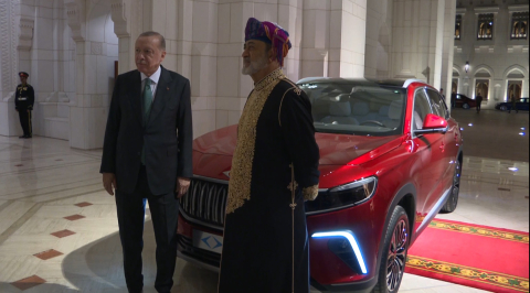 Cumhurbaşkanı Erdoğan, Umman Al Alam Sarayı’nda (2)