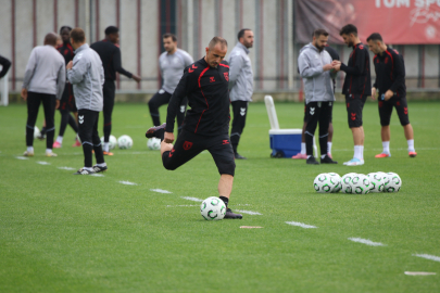 Samsunspor, Dinamo Kiev maçı hazırlıklarını tamamladı