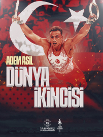 Milli Cimnastikçi Adem Asil, dünya 2’ncisi oldu