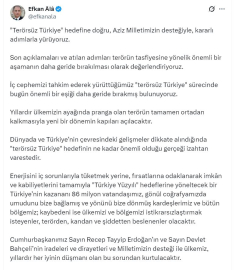 AK Parti'li Ala: Terörün tamamen ortadan kalkmasıyla yeni bir dönemin kapıları açılacak