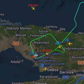 İstanbul - Balıkesir'deki deprem sonrası uçaklara deprem uyarısı / Görüntü eklendi