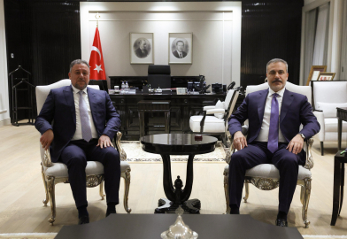 Bakan Fidan, Irak Egemenlik İttifakı Lideri  Hançer’i kabul etti