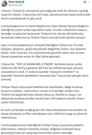 AK Parti'li Çelik: 3 Kasım, demokrasi yolculuğunda siyasi bir milattır