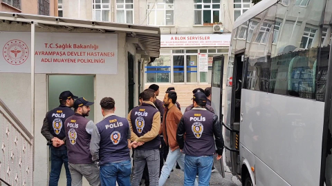 İstanbul - Bahis soruşturmasında 19 şüpheli adliyeye sevk edildi / Sevk görüntüsüyle