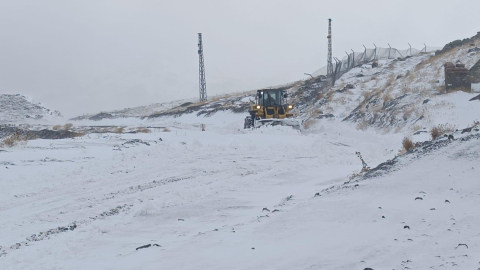 Şırnak'ta kar ve sağanak