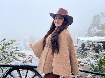 Kapadokya, beyaz örtüyle kaplandı