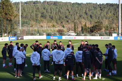 A Milli Futbol Takımı, İspanya maçının hazırlıklarına başladı