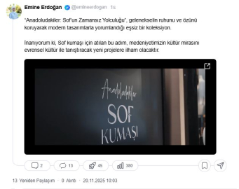 Emine Erdoğan'dan 'sergi' paylaşımı: Eşsiz bir koleksiyon