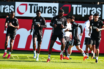 Beşiktaş, Samsunspor maçı hazırlıklarına devam etti
