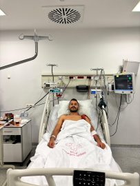 Ambulans uçakla Ankara'ya sevk edilen hasta sağlığına kavuştu