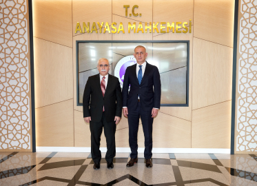 TFF Başkanı Hacıosmanoğlu'ndan Anayasa Mahkemesi Başkanı Özkaya'ya ziyaret