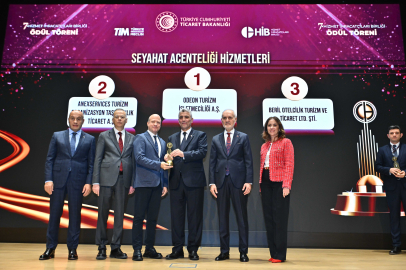Coral Travel Group ve Odeon Turizm, hizmet ihracatı ödüllerinde birinci oldu